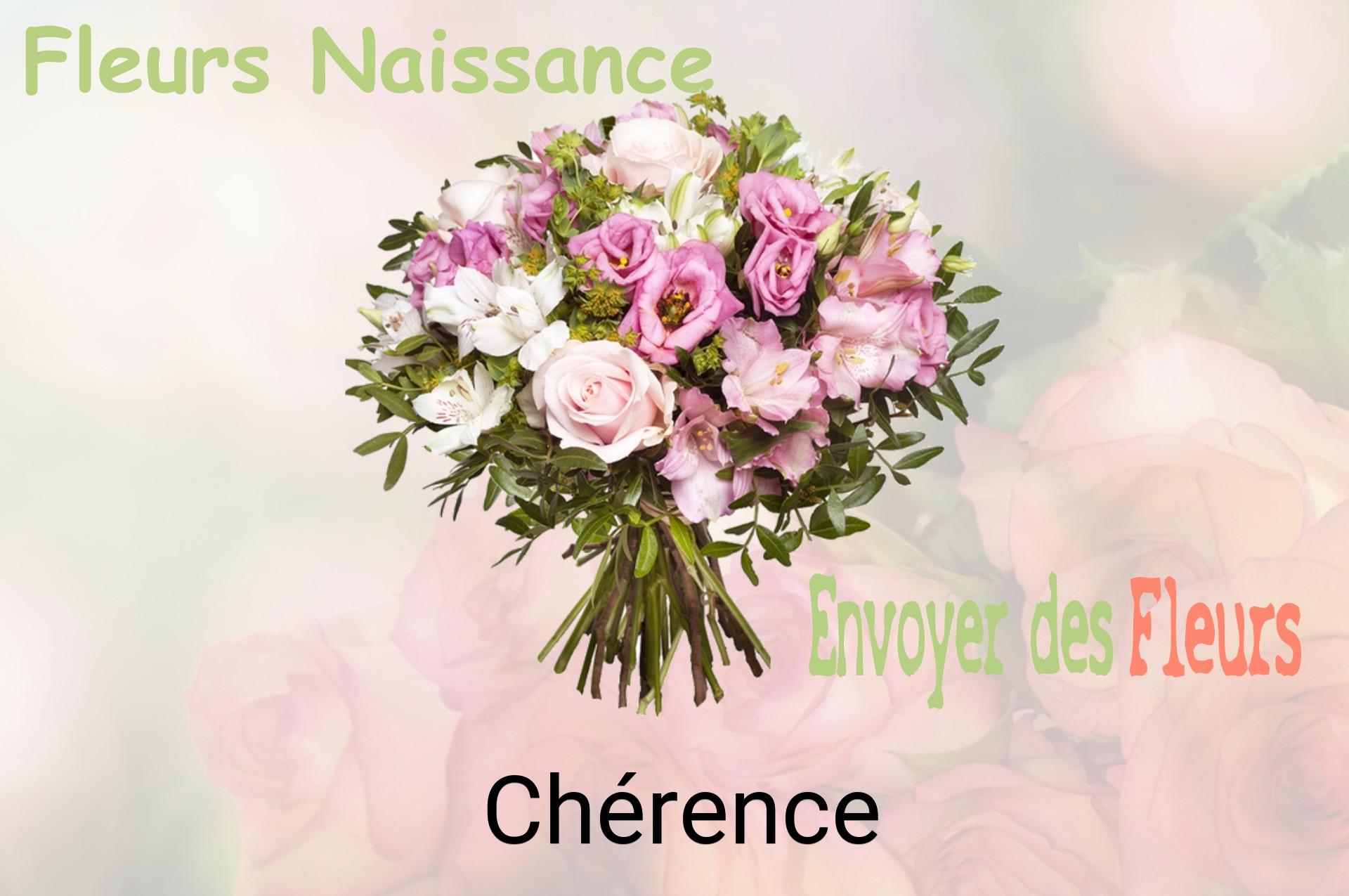 Bouquet de fleurs de naissance livré à Chérence
